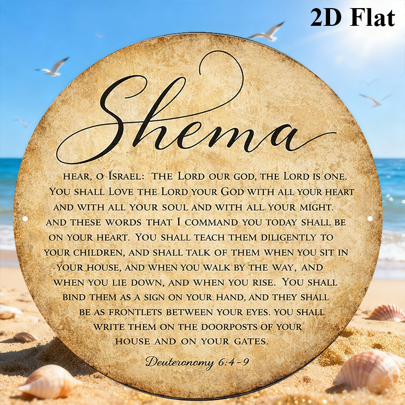 Art & Craft Of Problem Solving - CIFBUY Vintage Judaica Scripture Aluminum Wall