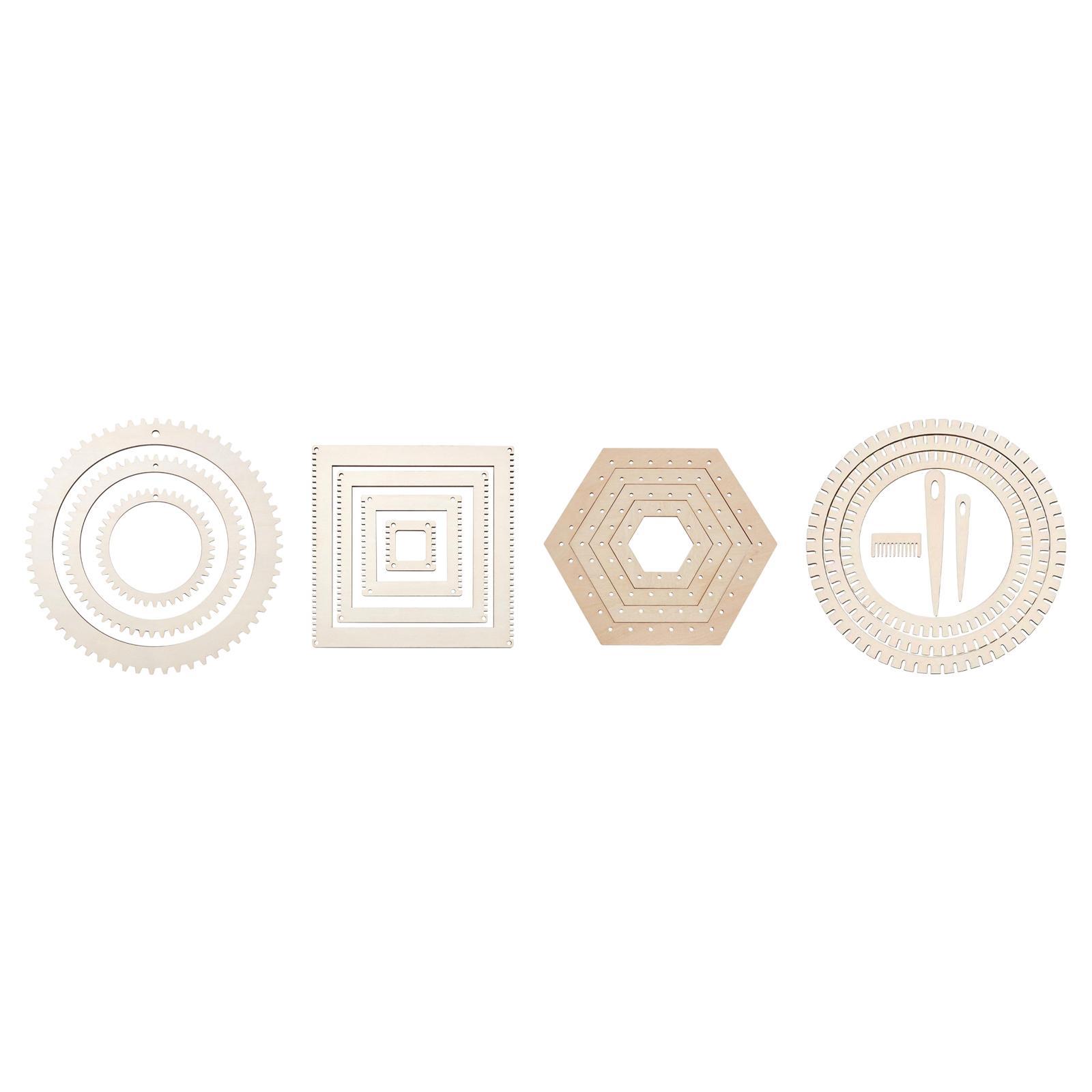Art Craft For Kids - Wooden Weaving Looms Kit DIY Craft