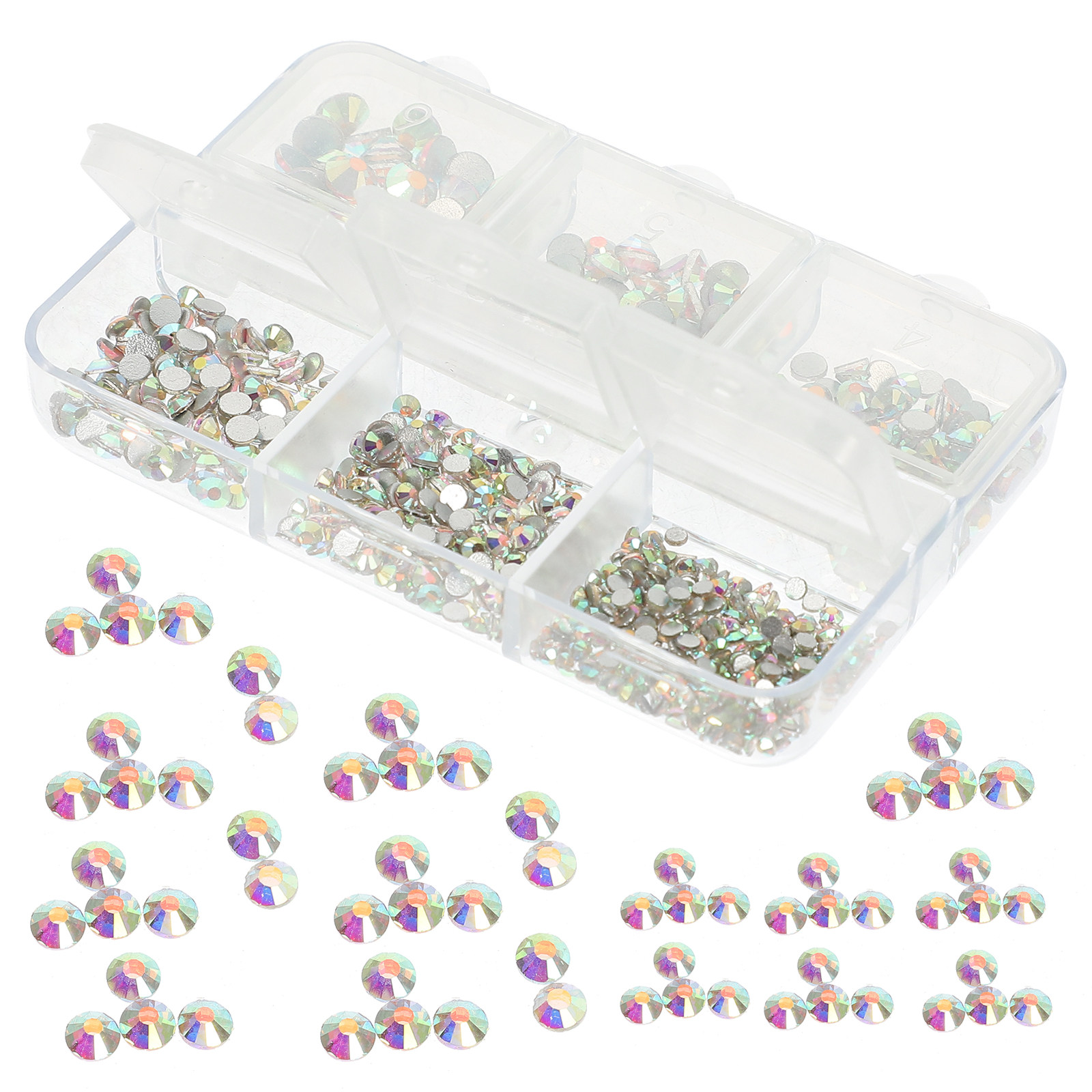 Art Craft Glasses Frames - 1 Box Rhinestone Nail Charms for