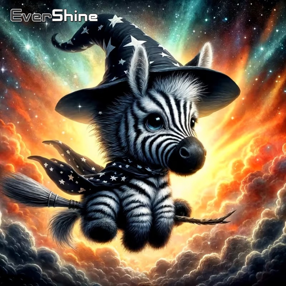 Art Craft Zebra - EverShine 5D DIY Diamond Embroidery Zebra