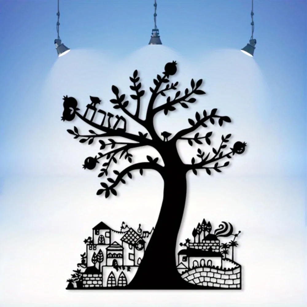 Art Craft Usa - CIFBUY Metal Wall Art Pomegranate Tree