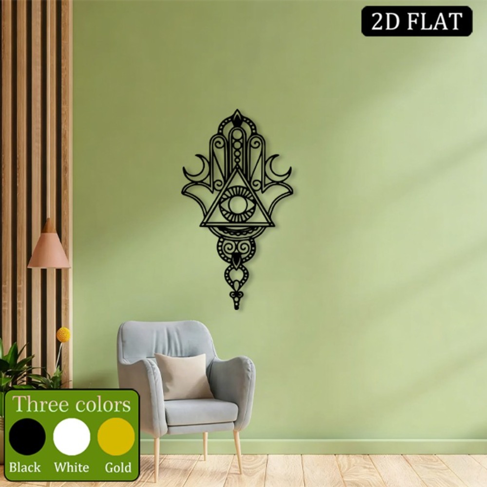 Art & Craft Of Problem Solving - CIFBUY Iron Wall Art Hamsa Evil