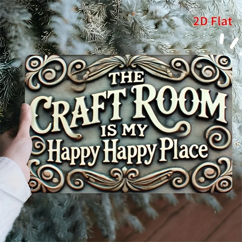 Art Craft Logo Design - Vintage Craft Room Logo - 