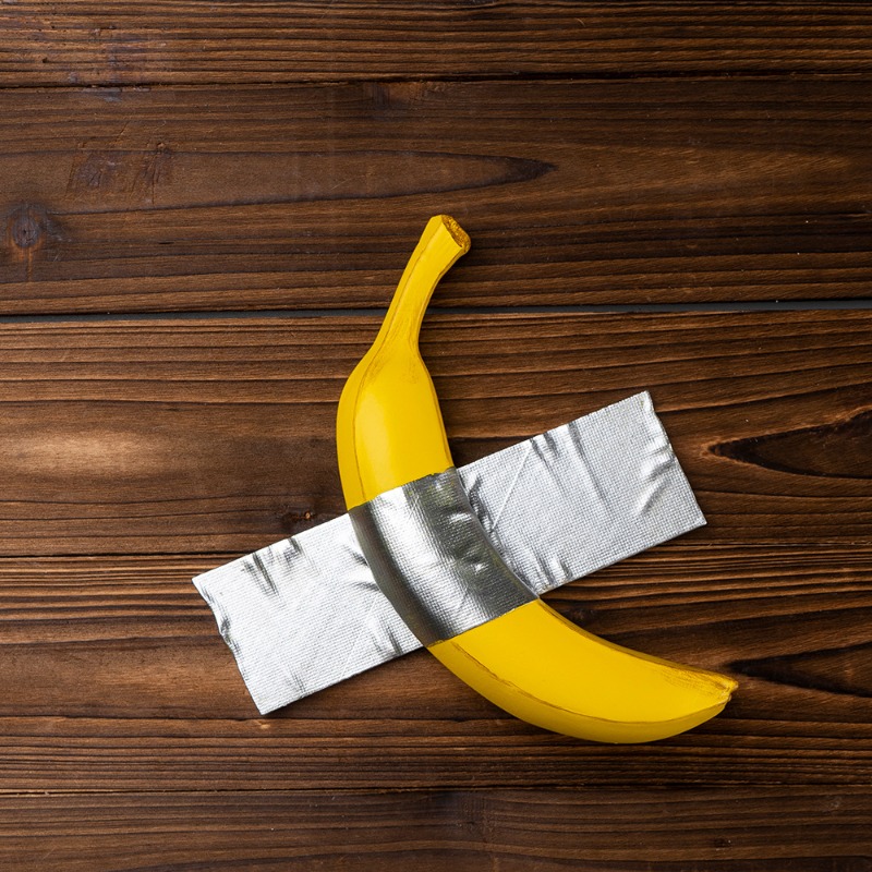 Art Craft Decoration Ideas - Creative Adhesive Banana Hanger Wall Decor