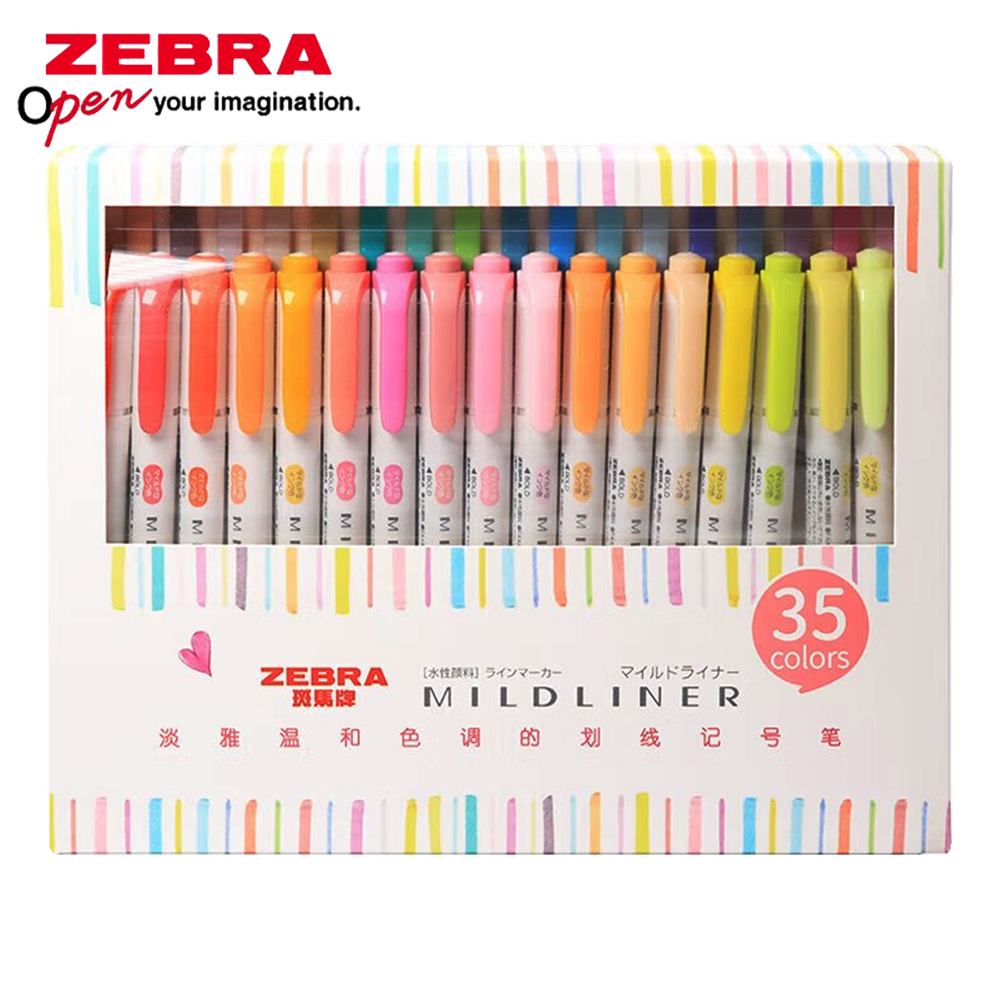 35 Color ZEBRA Mildliner Highl - Zebra Pen Mildliner ulasan dan harga