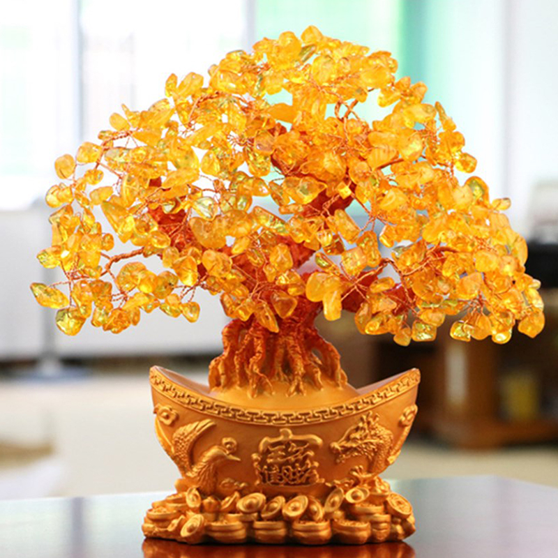 Lucky Money Tree Chinese Gold  - Art Craft New Year ulasan dan harga