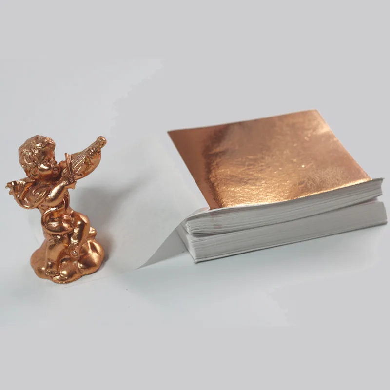 100Pcs Imitation Gold Sliver C - Art Craft Leaves ulasan dan harga