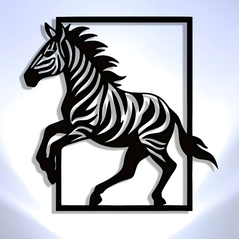 CIFBUY Metal Wall Art Elegant  - Art Craft Zebra ulasan dan harga