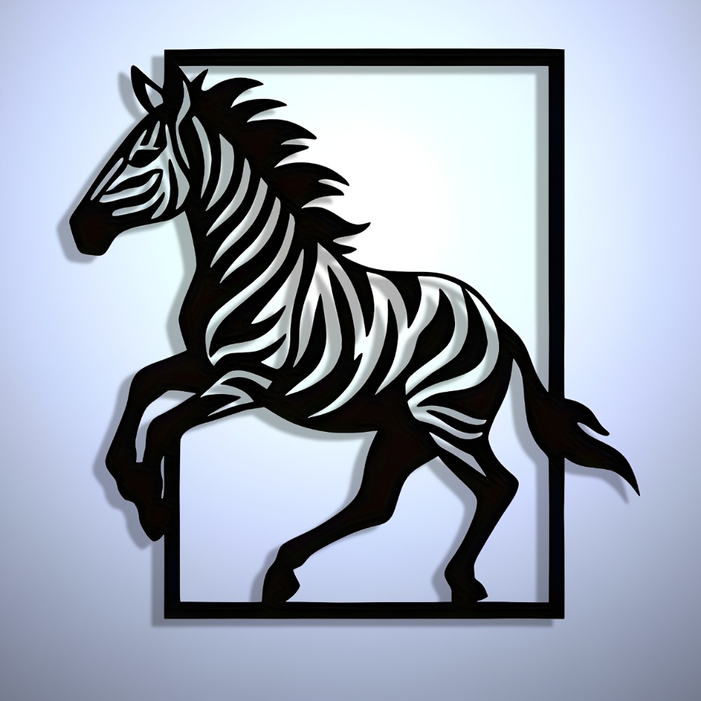 CIFBUY Metal Wall Art Elegant  - Art Craft Zebra ulasan dan harga