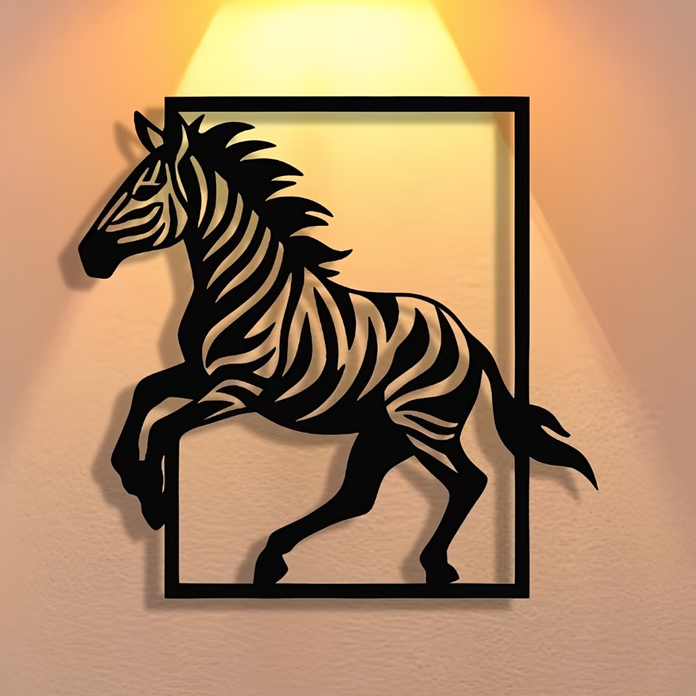 CIFBUY Metal Wall Art Elegant  - Art Craft Zebra ulasan dan harga