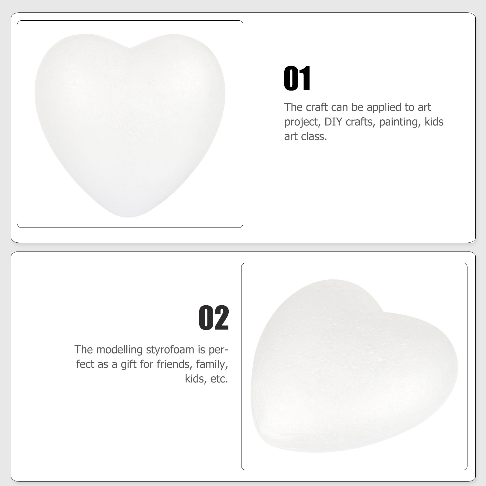 Craft Hearts Heart-Shaped Poly - Art And Craft Valentine ulasan dan harga