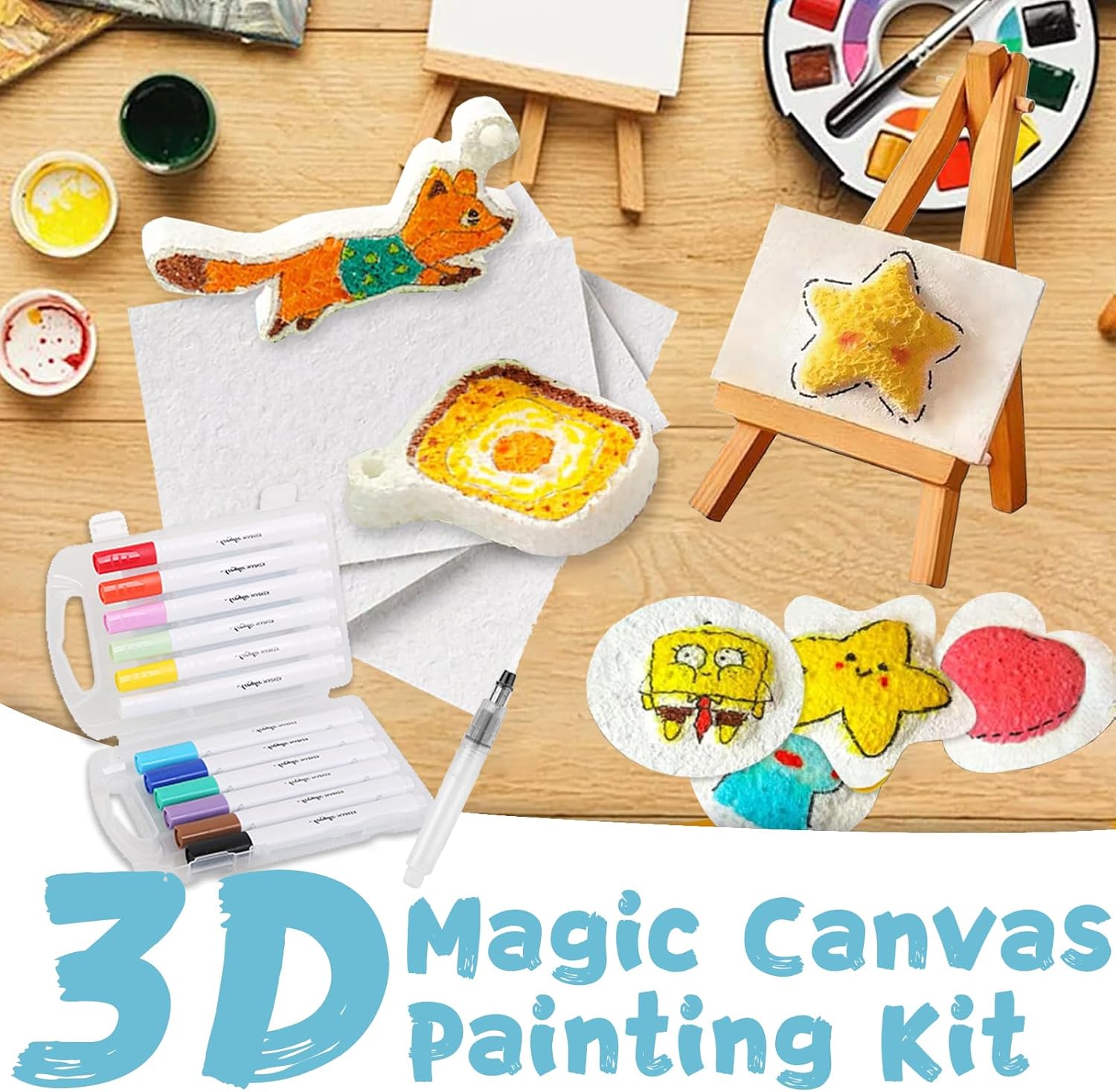 3D Puffy Foam Texture Painting - Art Craft For Kids ulasan dan harga