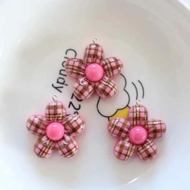 10Pcs Sweet Flower Planar Resi - Art Craft Resin ulasan dan harga