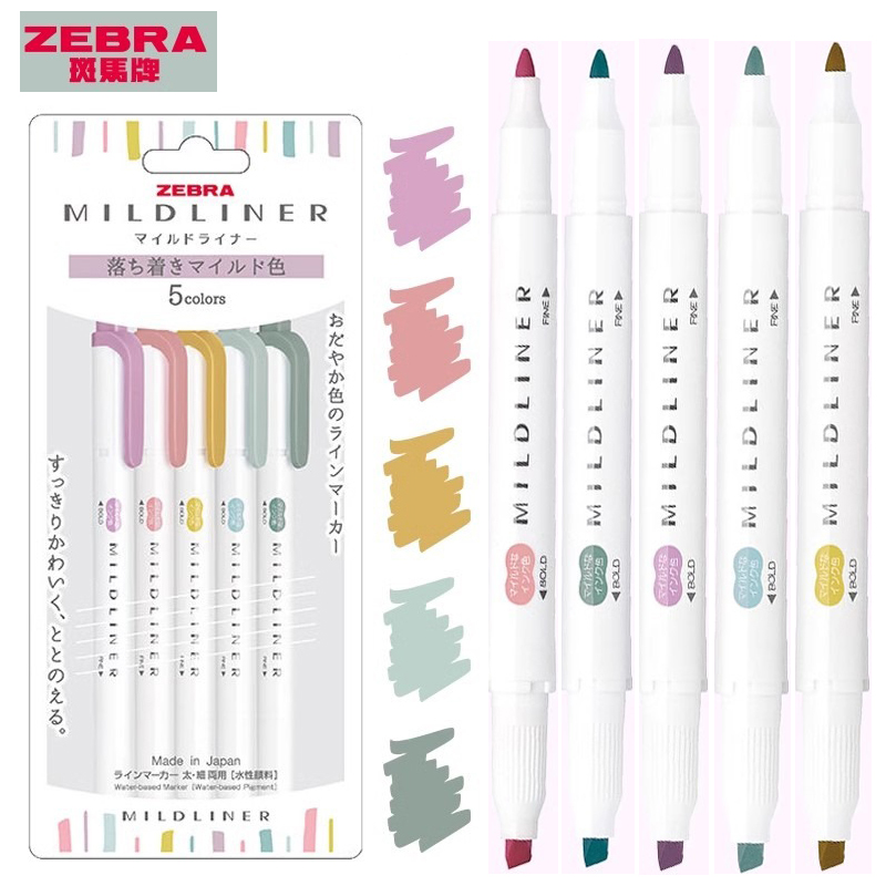 Zebra Mildliner Highlighter Pe - Zebra Pen Mildliner ulasan dan harga