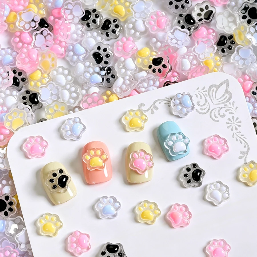 50Pcs Cute Cat Paws Ladybug Bu - Art Craft Ladybug ulasan dan harga