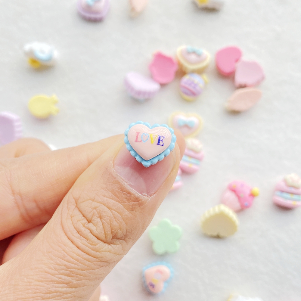 30pcs Resin Colorful 3D Cute S - Art Craft Ice Cream ulasan dan harga