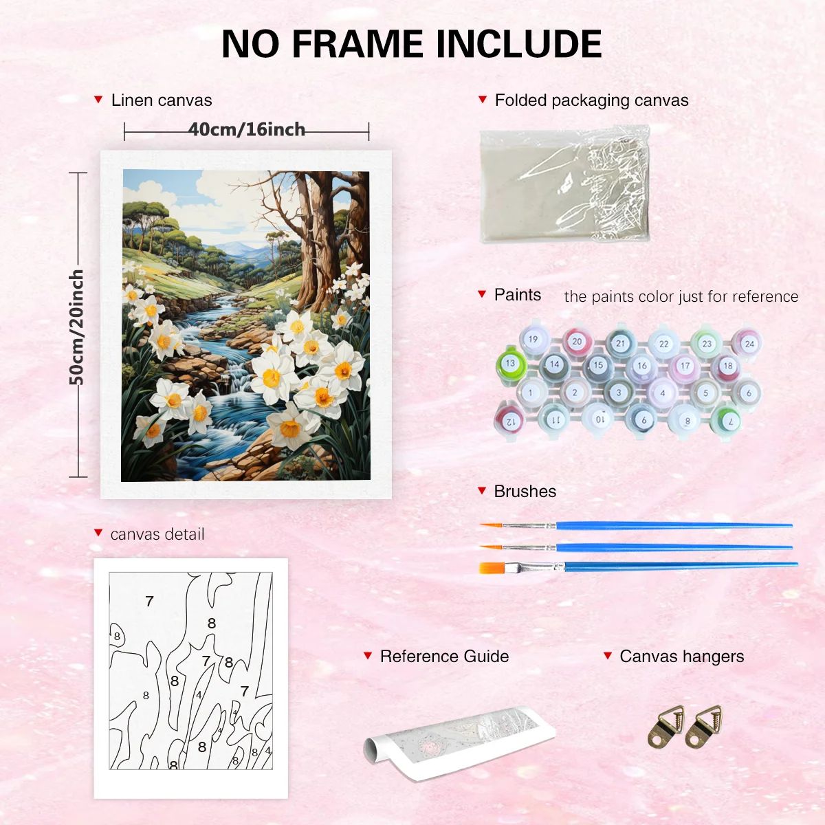 GATYZTORY Seaside Rose Paintin - Art Craft Decoration Ideas ulasan dan harga