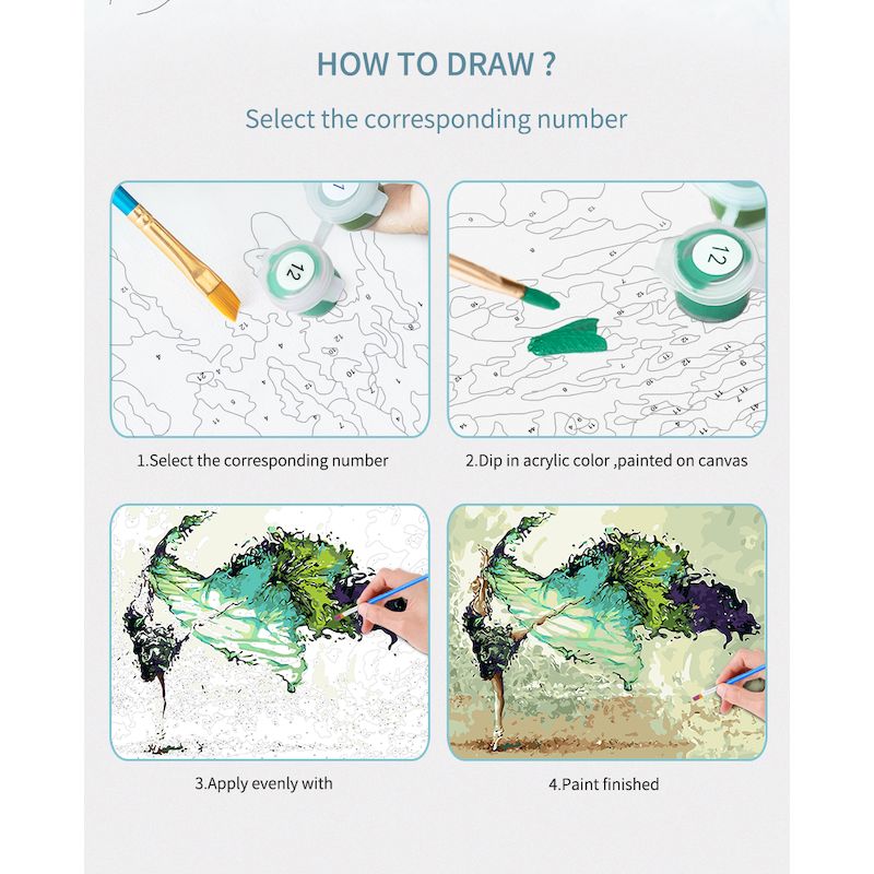 GATYZTORY Seaside Rose Paintin - Art Craft Decoration Ideas ulasan dan harga
