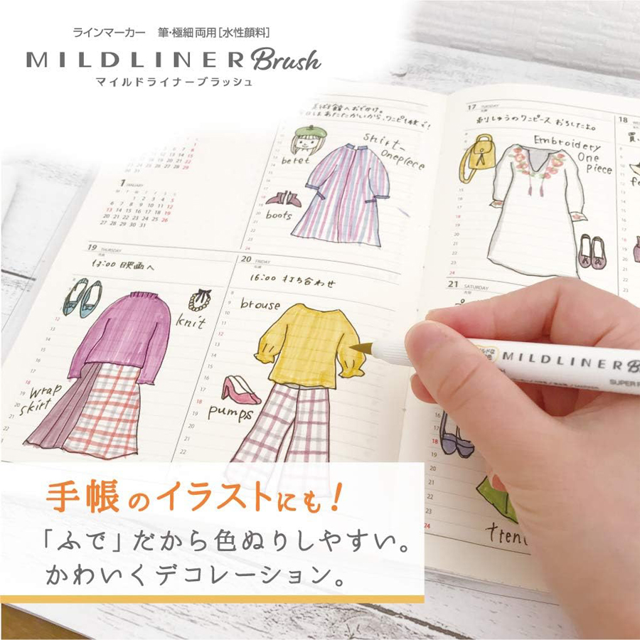 ZEBRA Dual-tip Highlighter Col - Zebra Pen Mildliner ulasan dan harga
