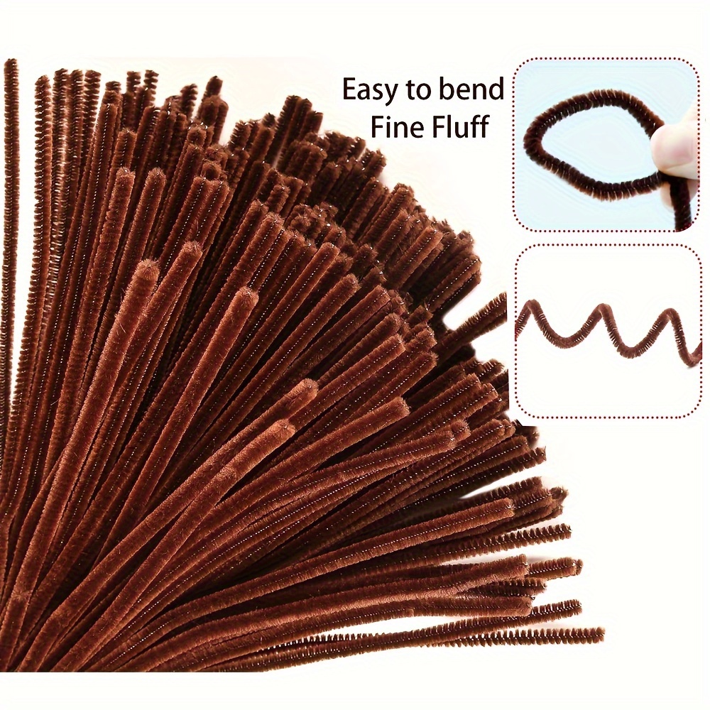 100 Pcs Coffee Pipe Cleaners,P - Art Craft For Kids ulasan dan harga