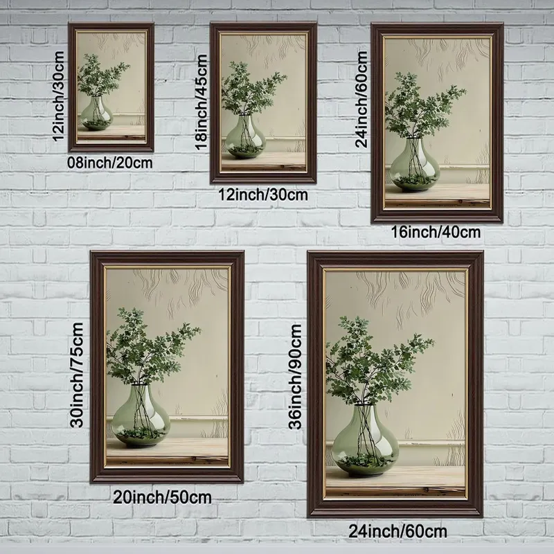 8x12 Wood Grain Gold Framed Pi - Art Craft Decoration Ideas ulasan dan harga