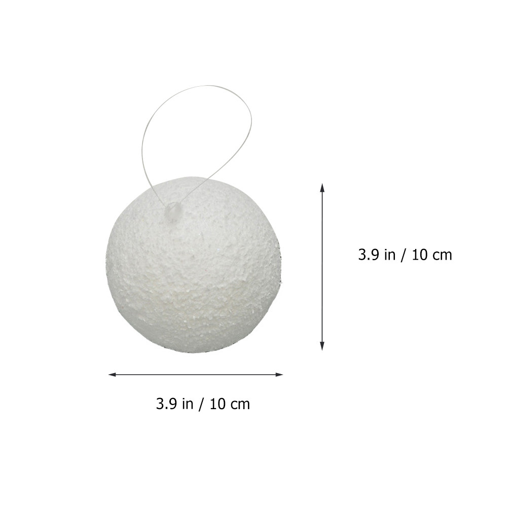 6Pcs White Xmas Set Dense Craf - Art And Craft For Xmas ulasan dan harga