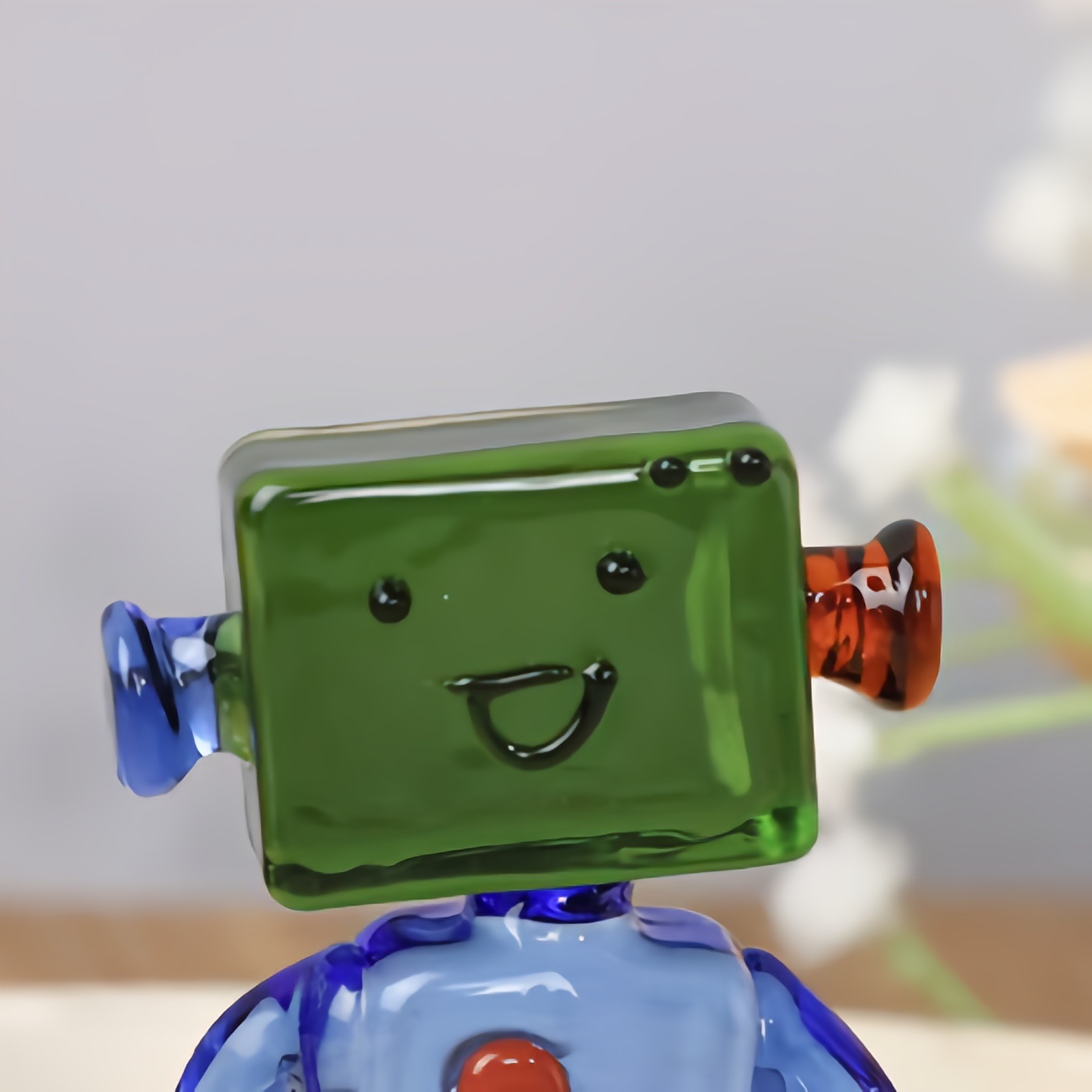 Glass Handmade Unique Robot Fi - Art Craft Robot ulasan dan harga