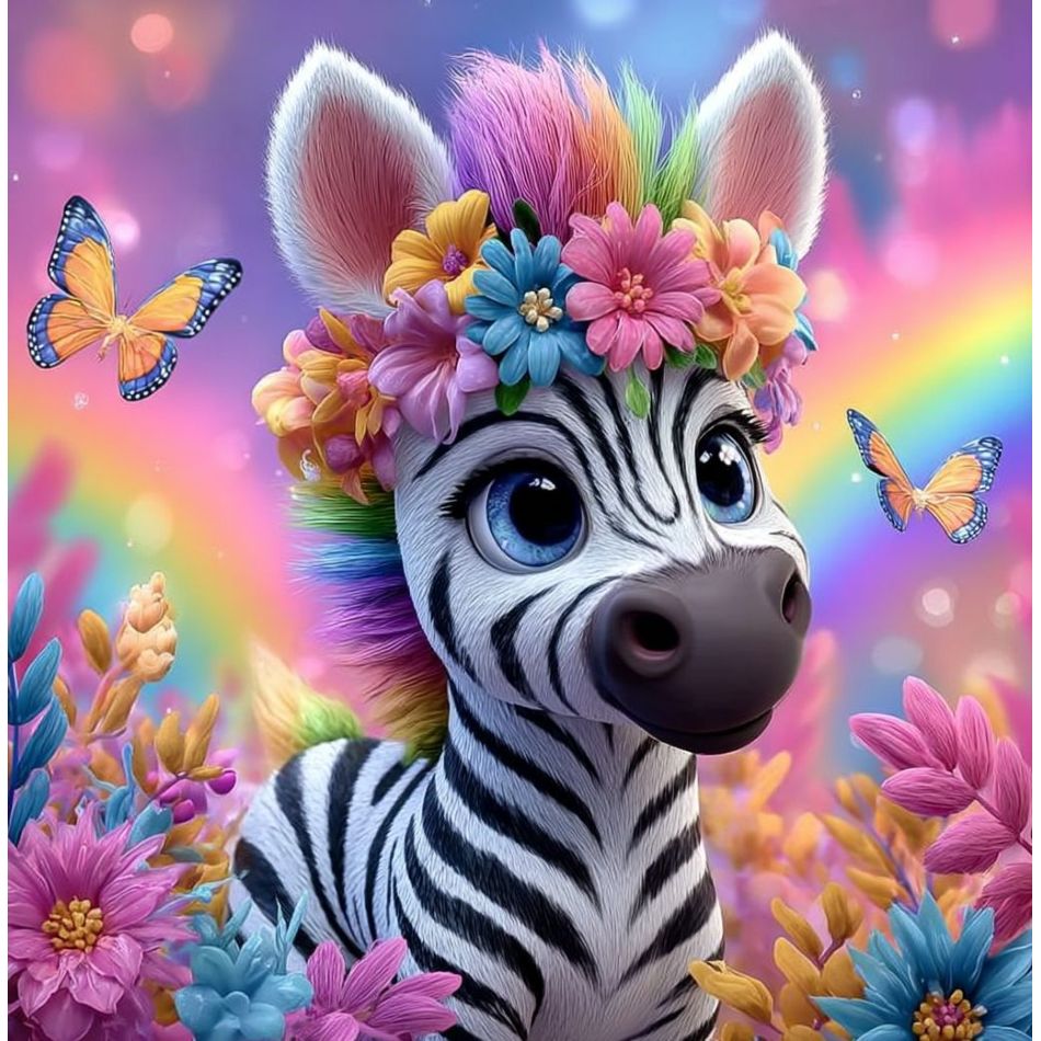 CHENISTORY Zebra 5d Diamond Pa - Art Craft Zebra ulasan dan harga