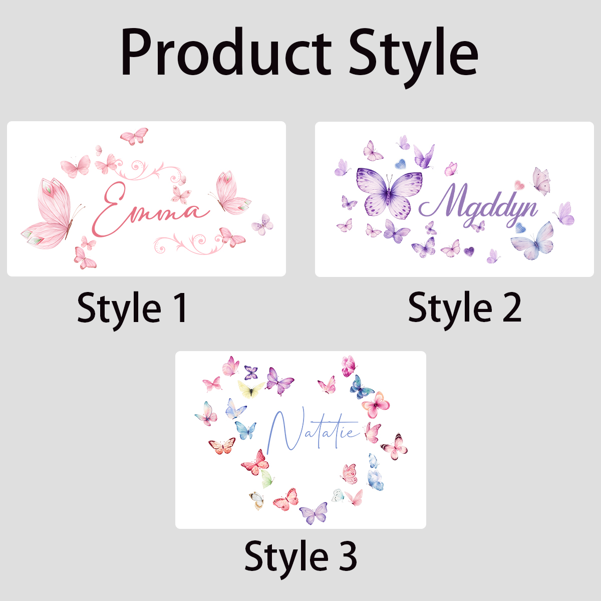 Custom Butterfly Cartoon Wall  - Art Craft Butterfly ulasan dan harga