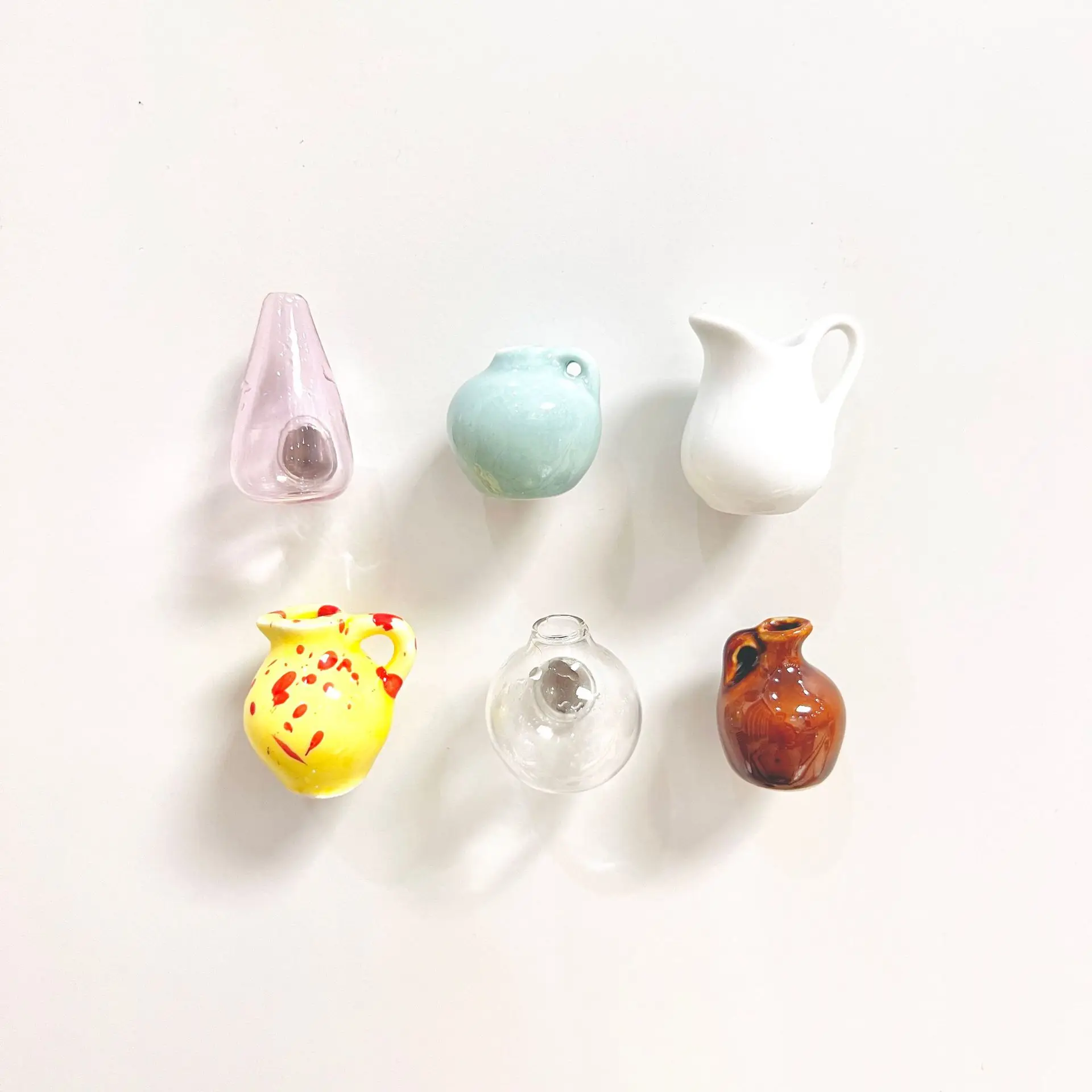 Creative Cute MINI Glass Vase  - Art Craft Magnet ulasan dan harga