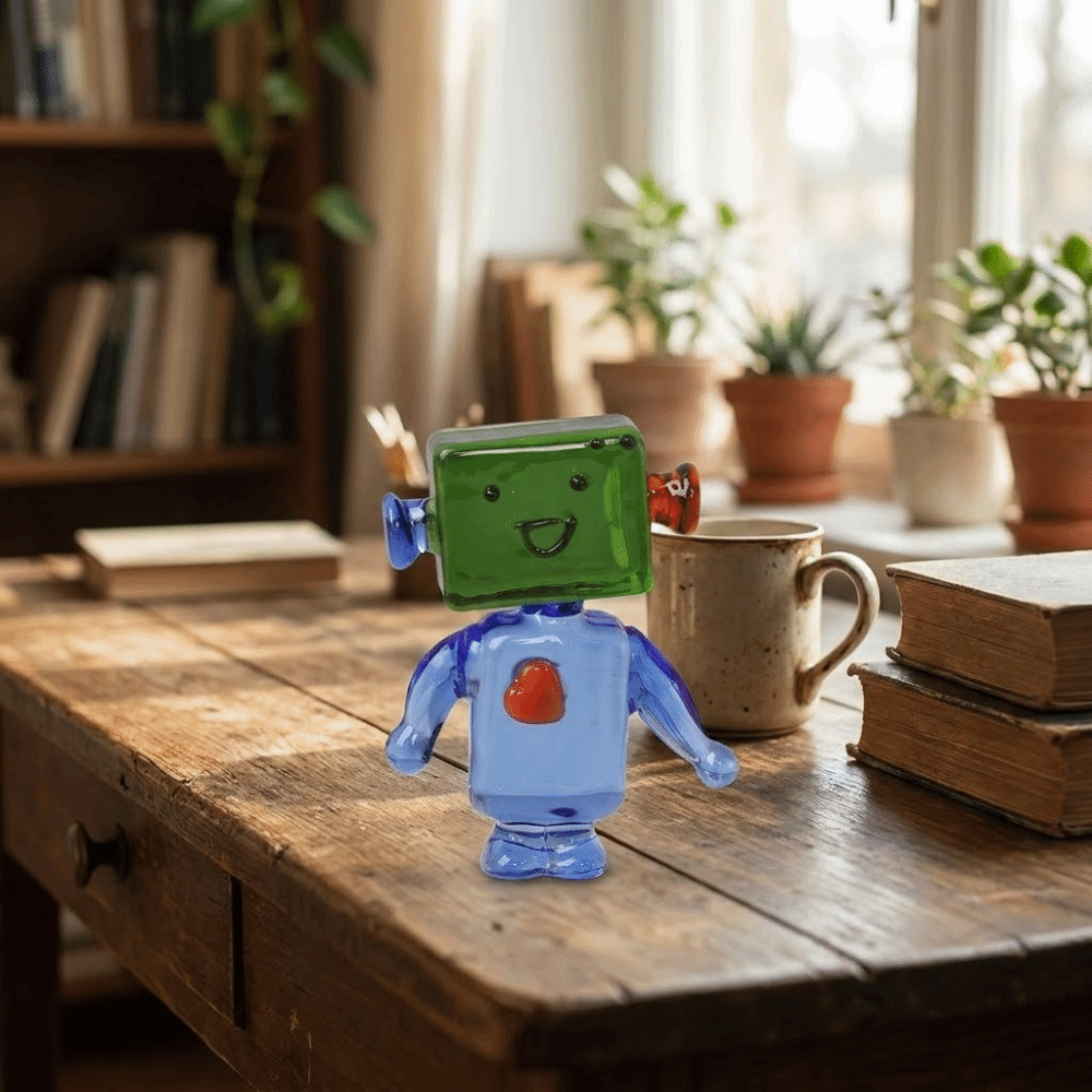 Mini Bonsai Decor Colorful Fac - Art Craft Robot ulasan dan harga