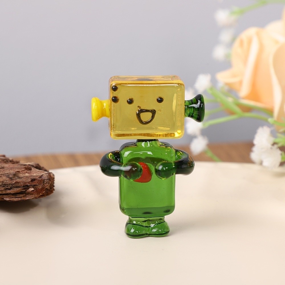 Mini Bonsai Decor Colorful Fac - Art Craft Robot ulasan dan harga