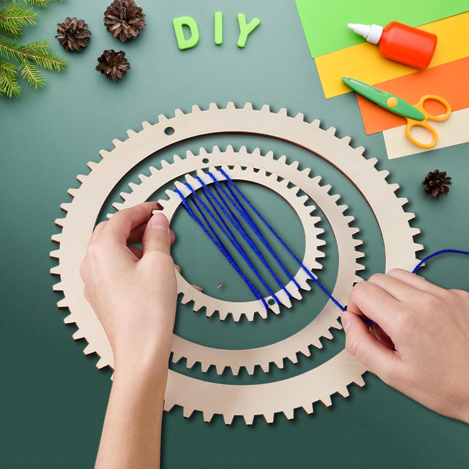 DIY Weaving Loom Kit Wooden Fr - Art Craft For Kids ulasan dan harga