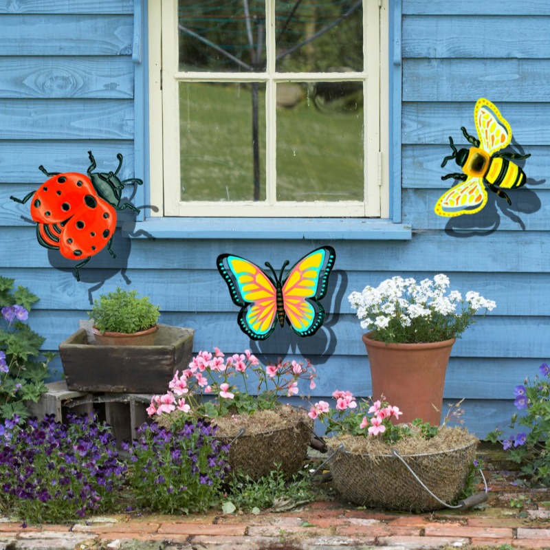 3PCS Butterfly Iron Crafts Hom - Art Craft Ladybug ulasan dan harga