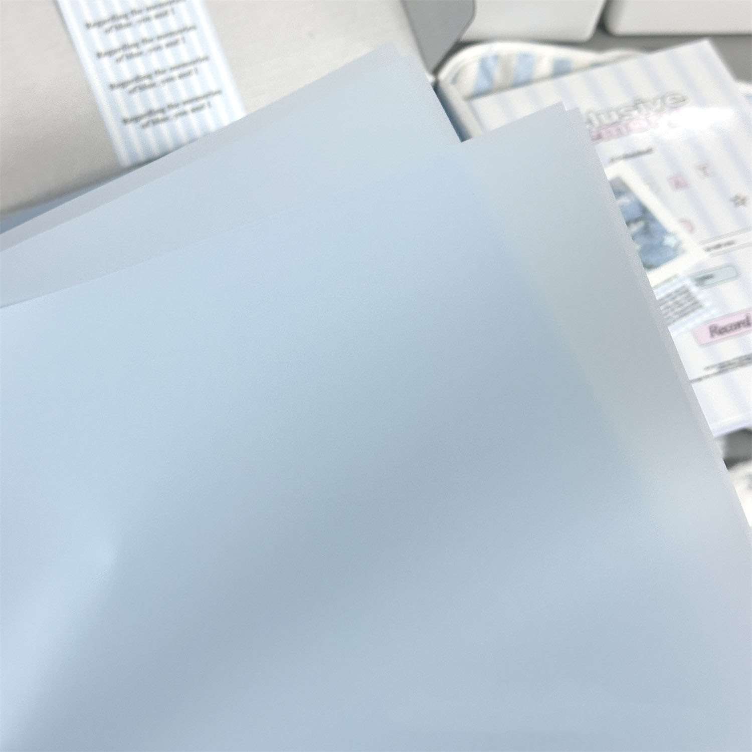 5 Sheets/Pack White Blue Green - Art Craft New Year ulasan dan harga