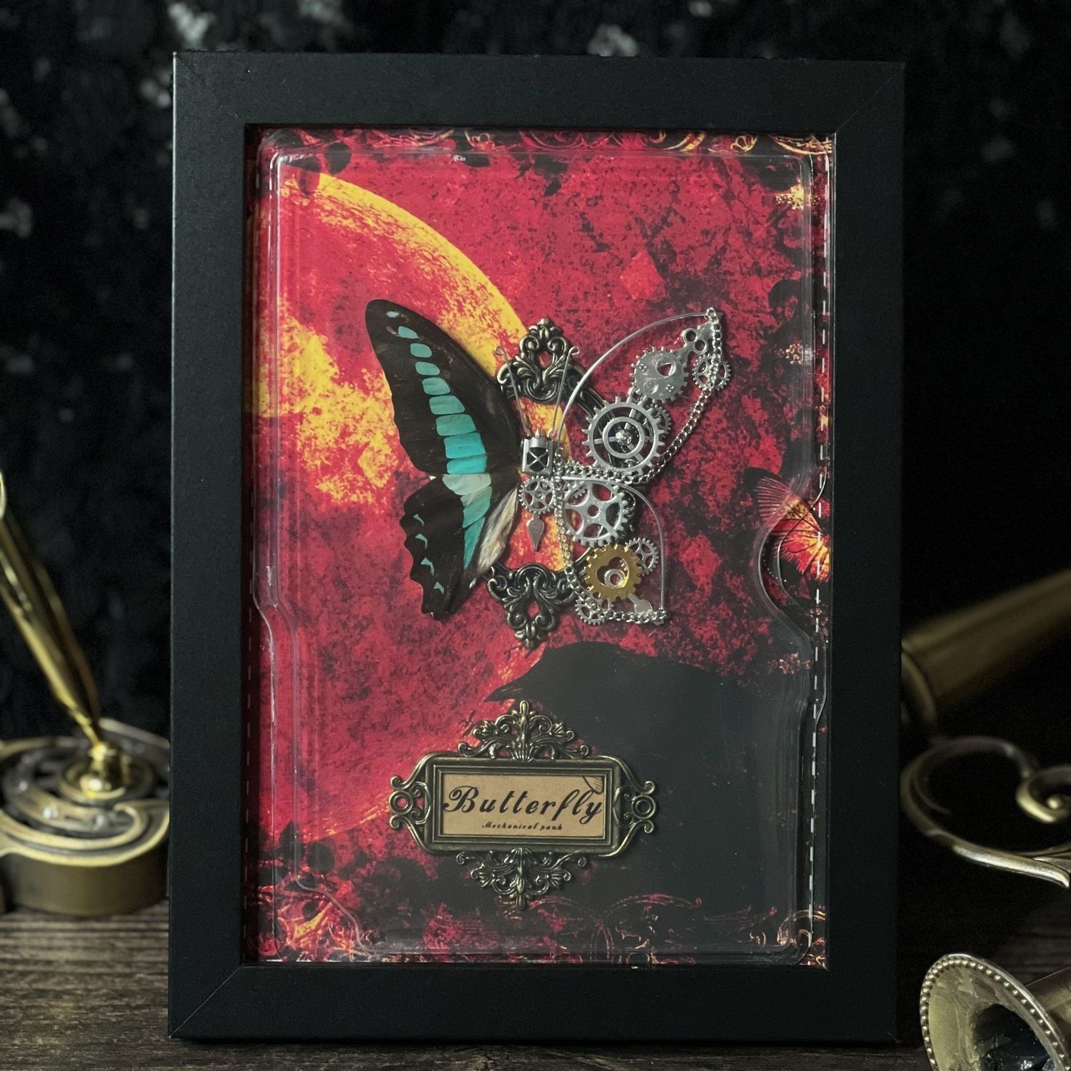 Steampunk Butterfly Frame DIY  - Art Craft Butterfly ulasan dan harga
