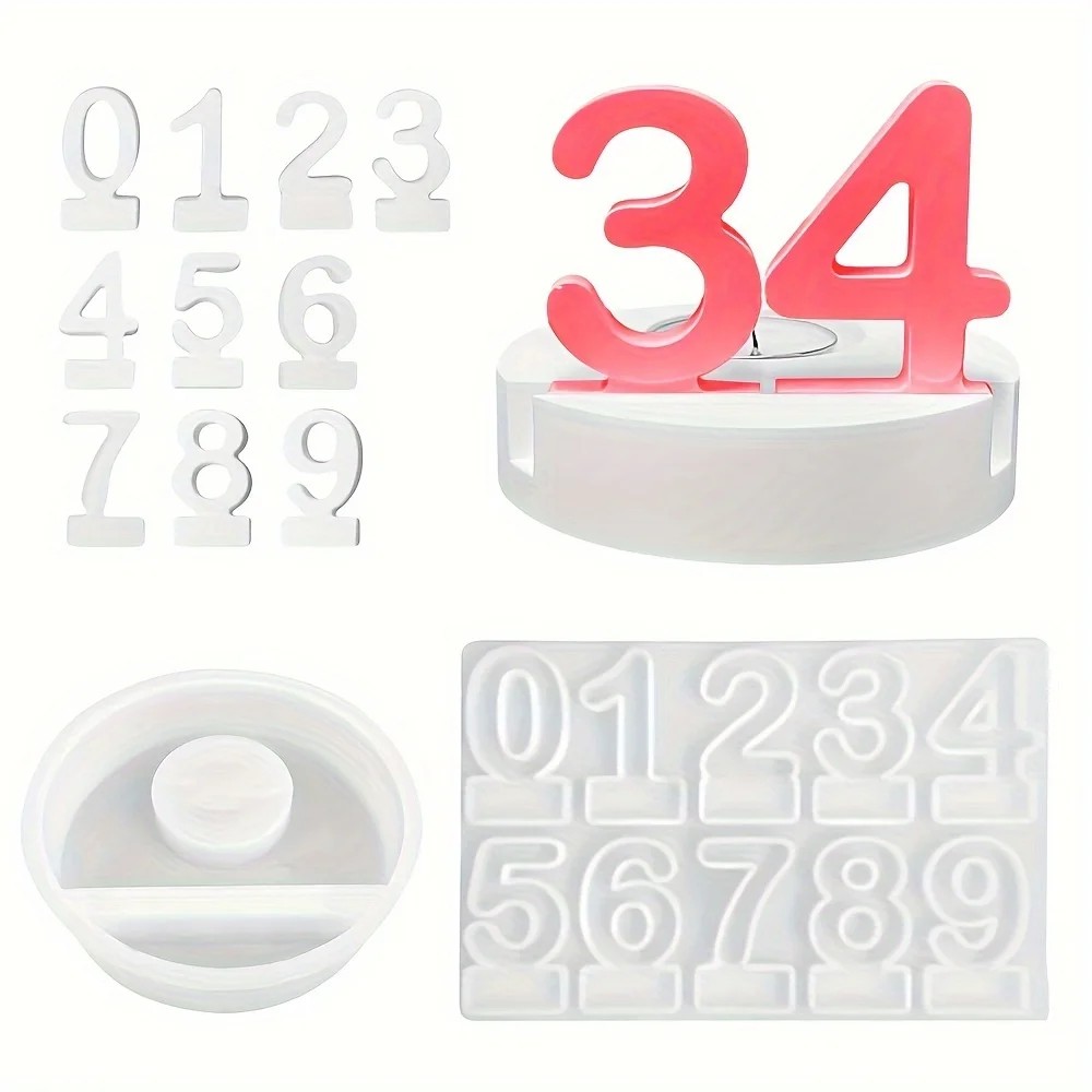 2pc Birthday Cake Silicones Mo - Art Craft Resin ulasan dan harga
