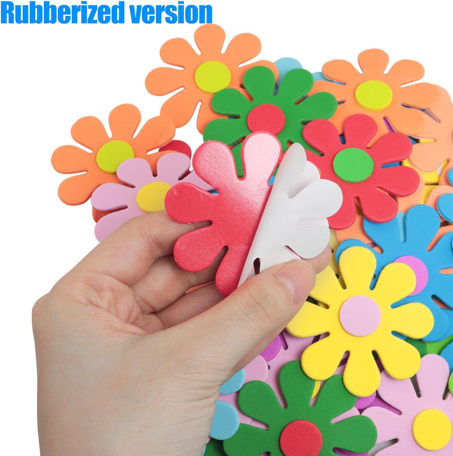 3D flower foam stickers Spring - Art Craft For Kids ulasan dan harga