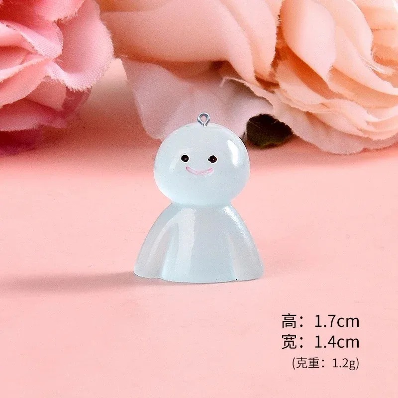 10Pcs Glow In Dark Cartoon Dol - Art Craft Resin ulasan dan harga