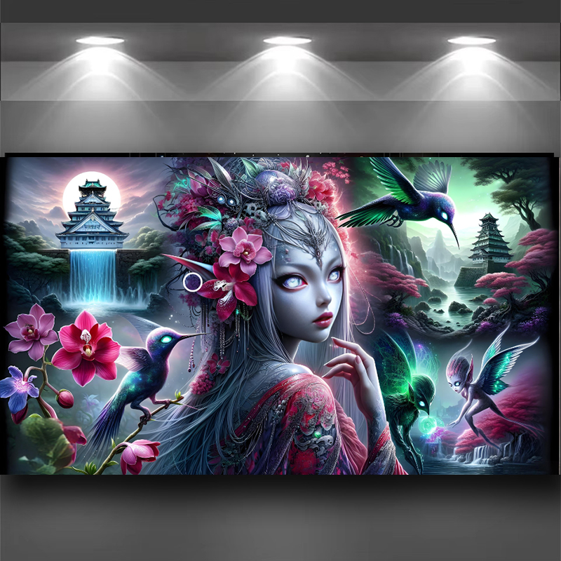 Diamond Art Landscape woman bi - Art And Craft Valentine ulasan dan harga