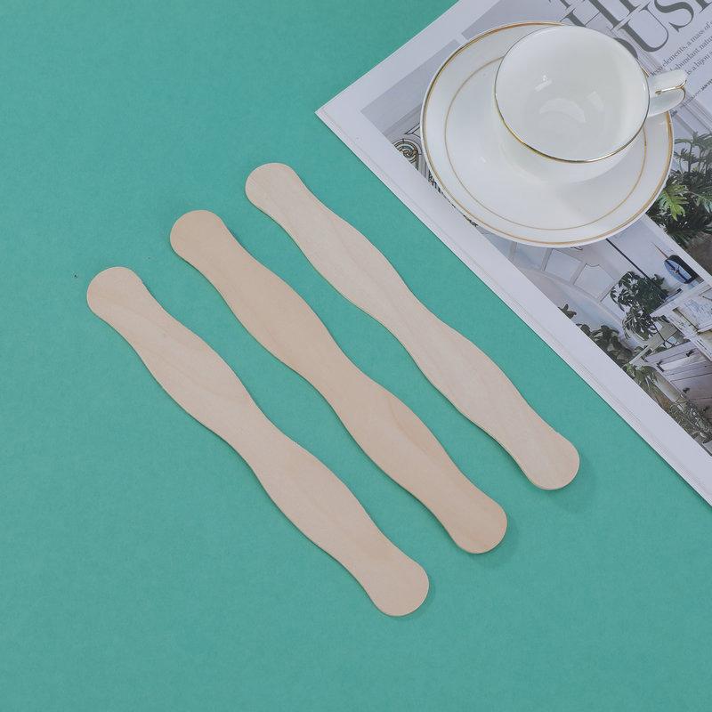 Wooden Popsicle Sticks Paddle  - Art Craft Ice Cream ulasan dan harga