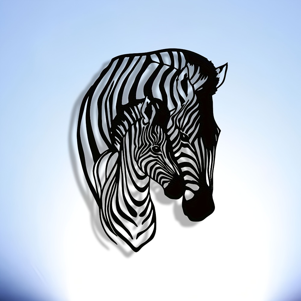 Elegant Minimalist Zebra Famil - Art Craft Zebra ulasan dan harga