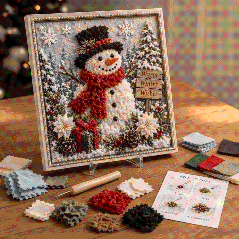 No Sewing Christmas Poke Art E - Art And Craft For Xmas ulasan dan harga
