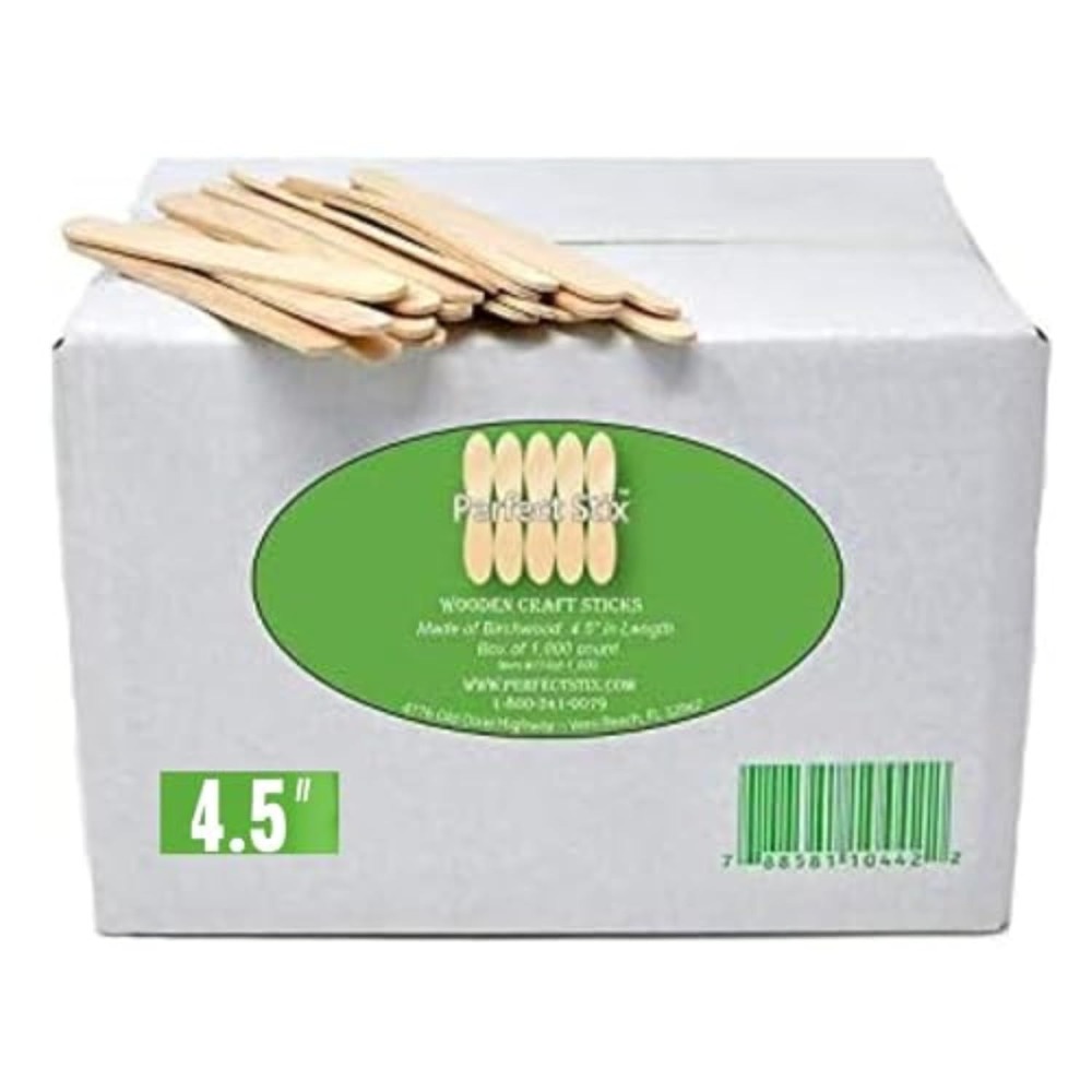 210 Pcs Natural Wood Ice Cream - Art Craft Ice Cream ulasan dan harga