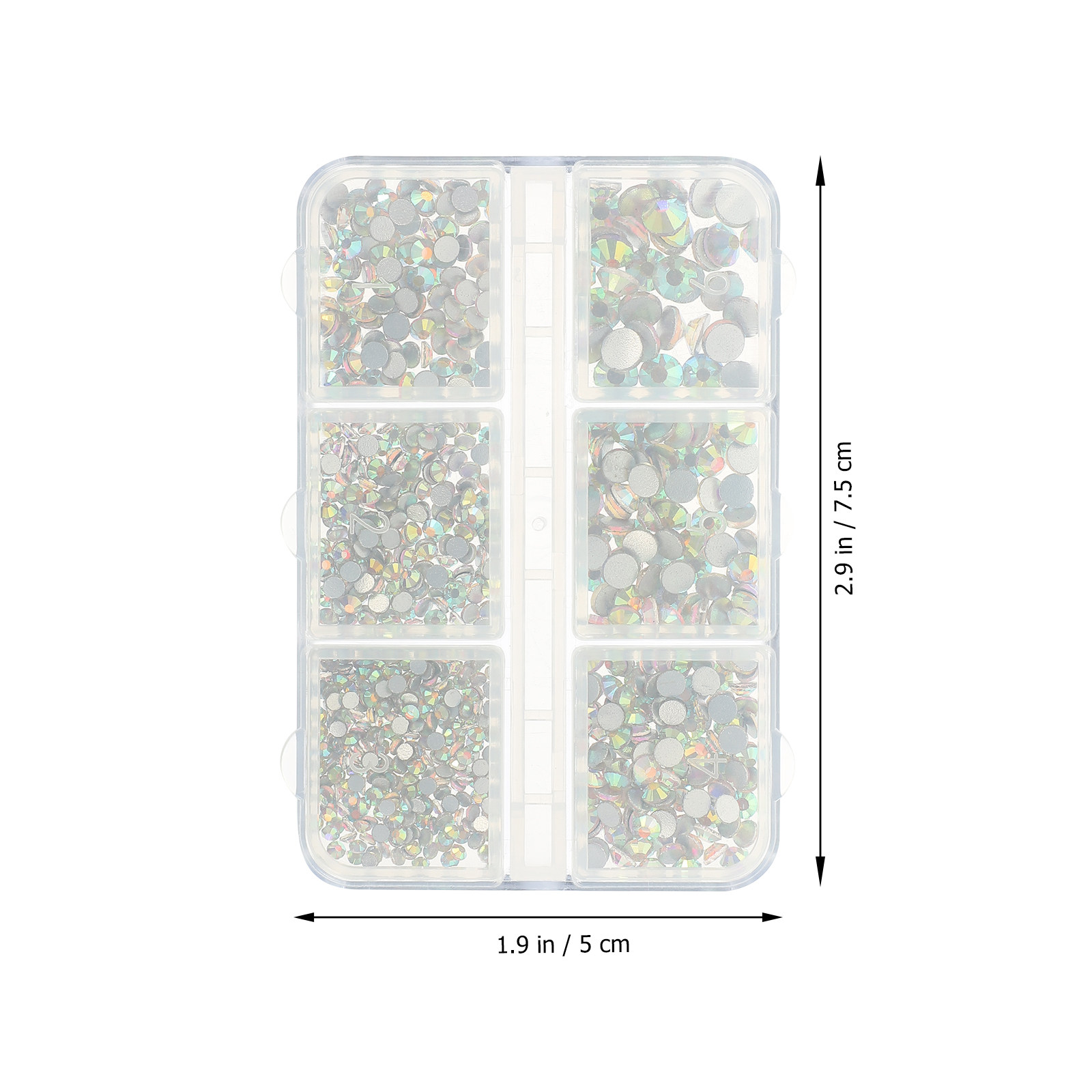1 Box Rhinestone Nail Charms f - Art Craft Glasses Frames ulasan dan harga