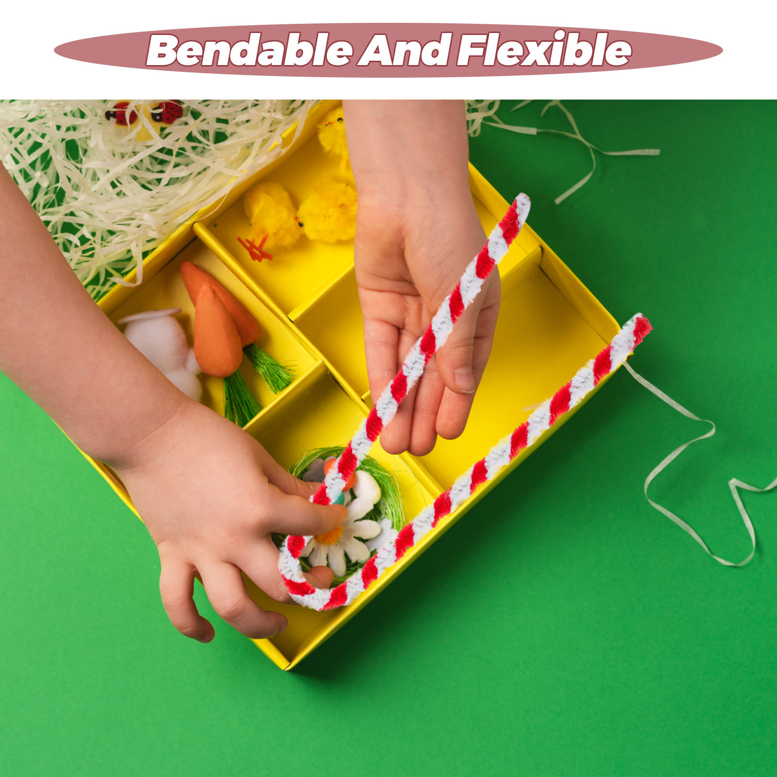50pcs Double-Sided Twistable P - Art Craft For Kids ulasan dan harga