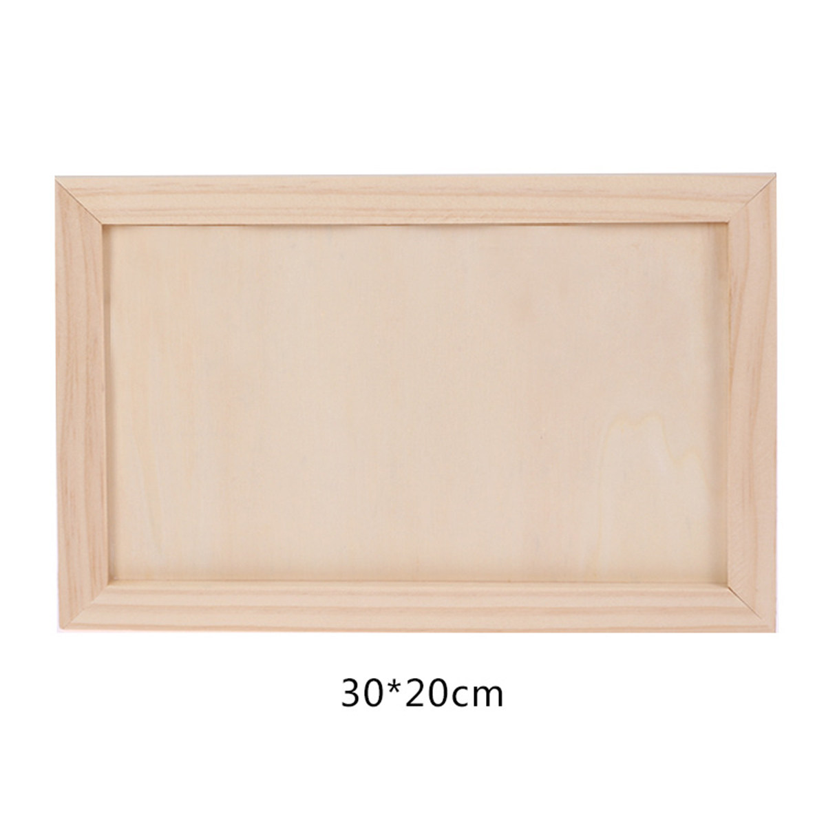 2Pcs Blank Wooden Painting Fra - Art Craft For Kids ulasan dan harga
