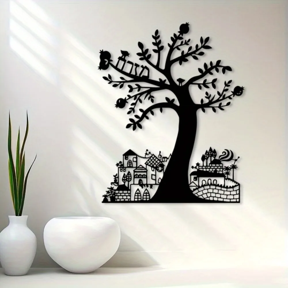 CIFBUY Metal Wall Art Pomegran - Art Craft Usa ulasan dan harga