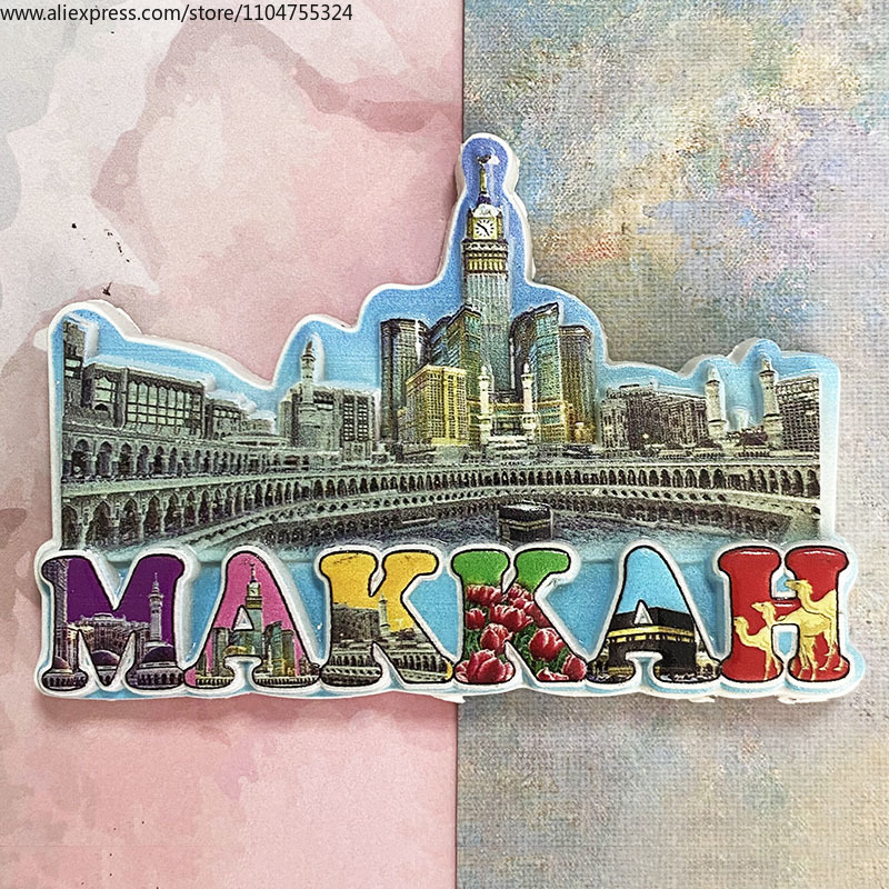 Mecca 3D refrigerator magnet T - Art Craft Magnet ulasan dan harga