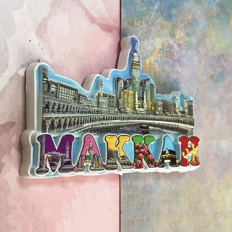 Mecca 3D refrigerator magnet T - Art Craft Magnet ulasan dan harga